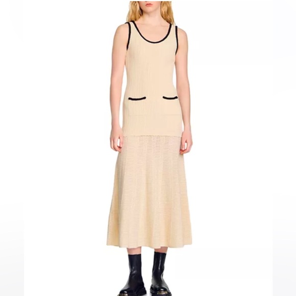 Boheme Sleeveless Knit Midi Dress - Picture 1 of 5